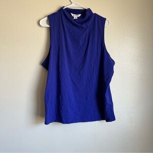 Athleta Royal Blue Turtle Neck  Tee